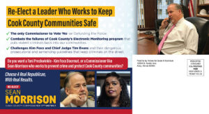 Re-Elect a Leader Who Works to Keep Cook County Communities Safe